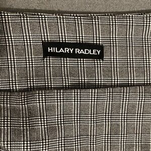 Hilary Radley Women Black & gray stretch pull on trousers tummy control Size MM